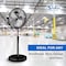 Simple Deluxe Simple Deluxe Industrial Stand Fan, 20 Inch, 2 PACK, White, 2 Inch Industrial Standing Fan HIFANXSTAND20X2 - alternate 7